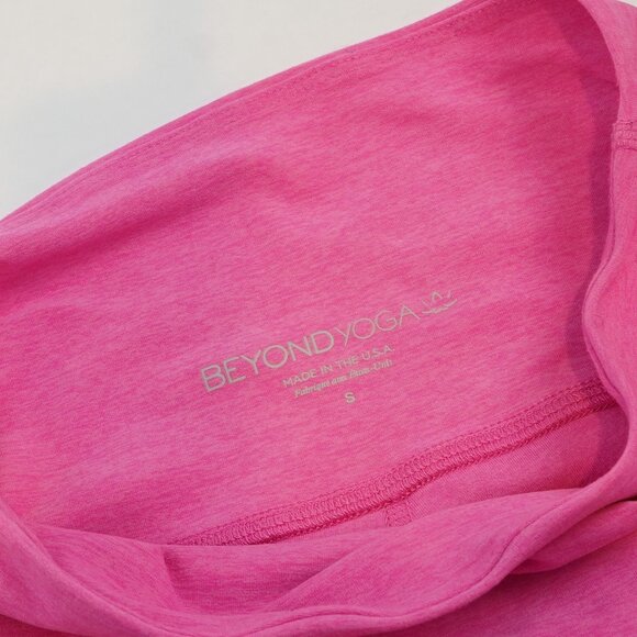 Beyond Yoga Spacedye Caught In The Midi High Waisted Legging Pink - Small - Picture 4 of 5